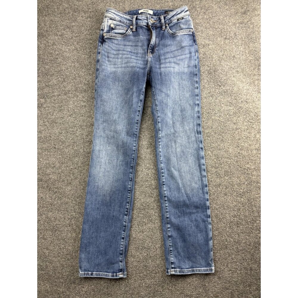 Mavi Jeans Womens 25 Blue Kendra High Rise Straight Leg Stretch Denim Pants